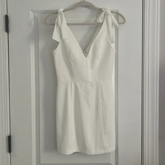 Amanda Uprichard Allora Dress in Ivory - Picture 3 of 4